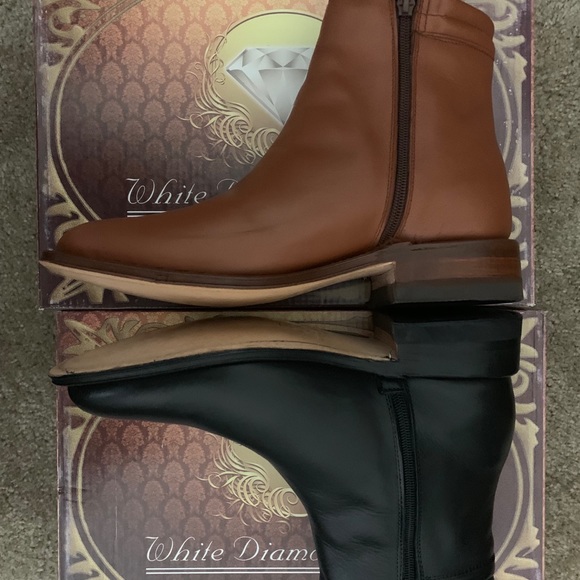 Leather Boots with Zipper! Made in Mexico! - Picture 4 of 5